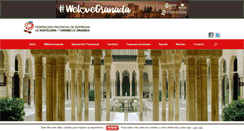Desktop Screenshot of hosteleriadegranada.es